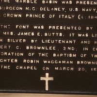font plaque