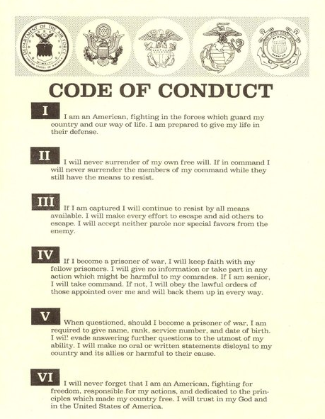 US Code of Conduct
