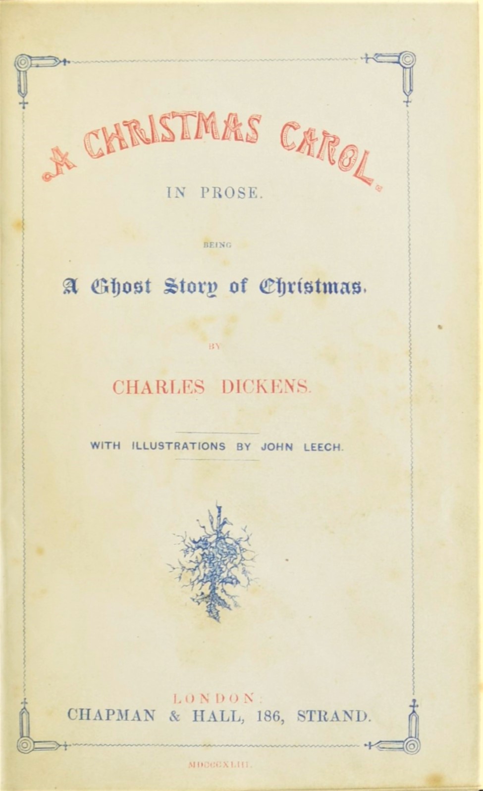 Ghost Story: Christmas Carol title page