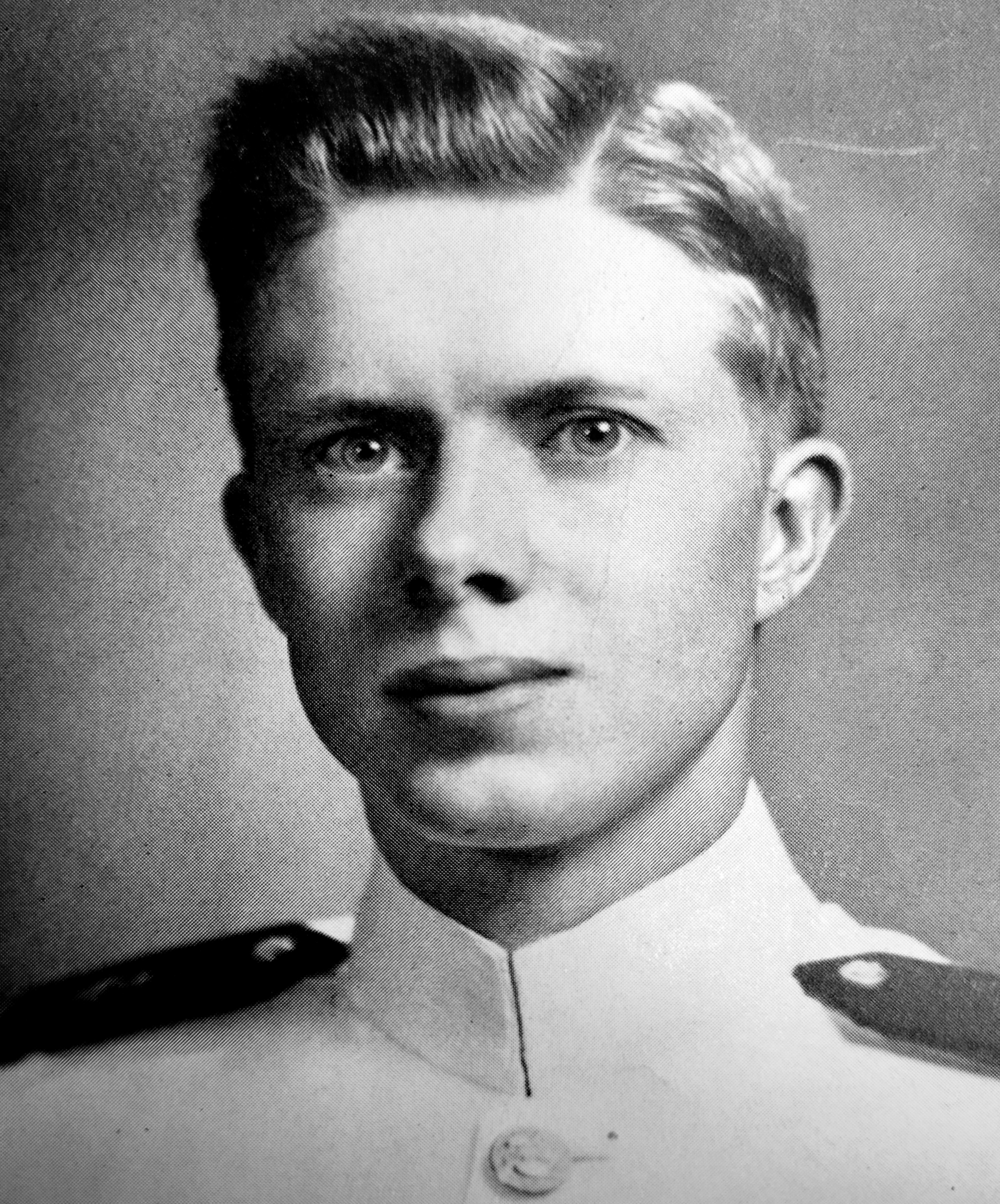 Yearbook photo of Jimmy Carter from the 1947 Lucky Bag.