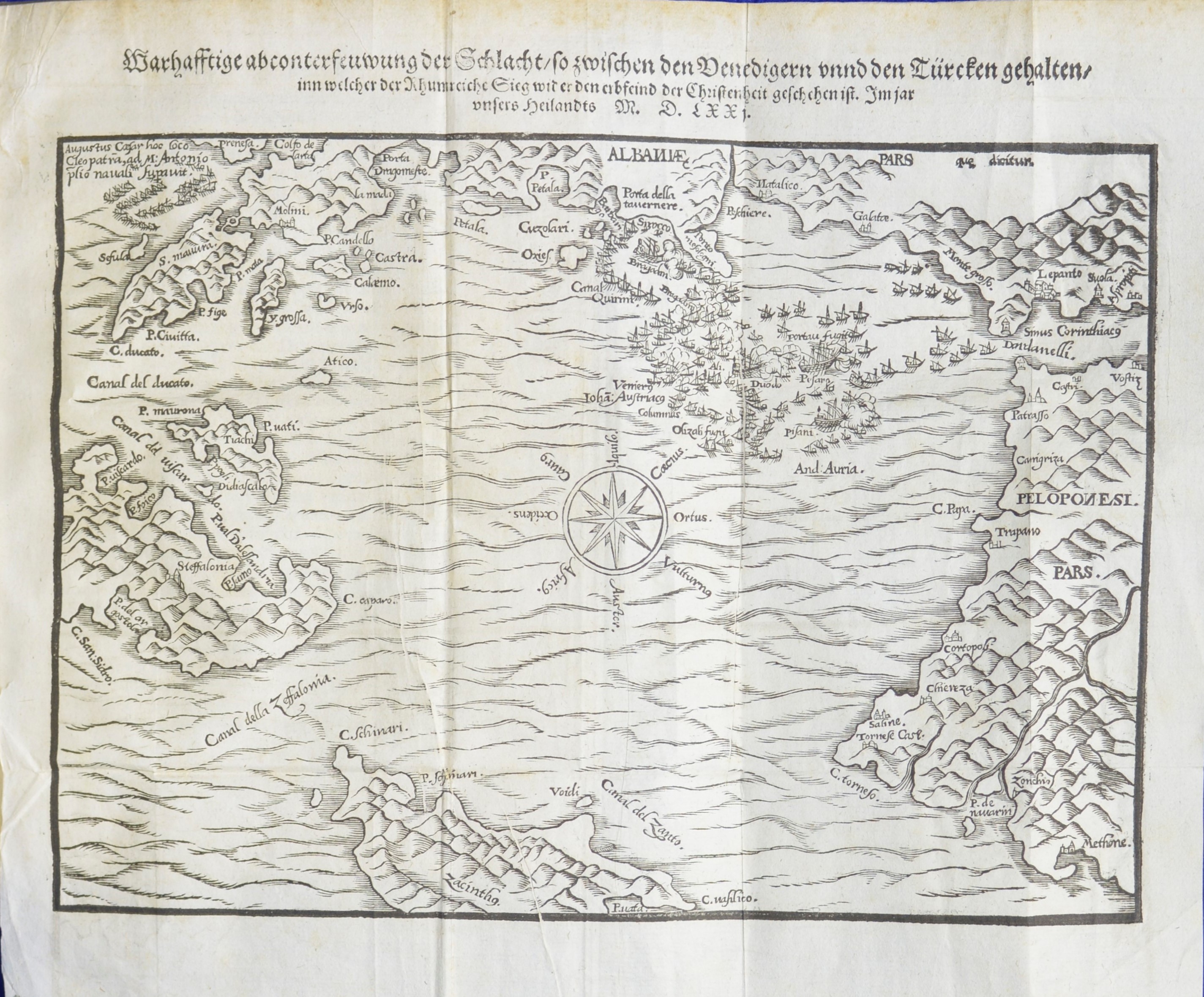Lepanto Book: Contarini map