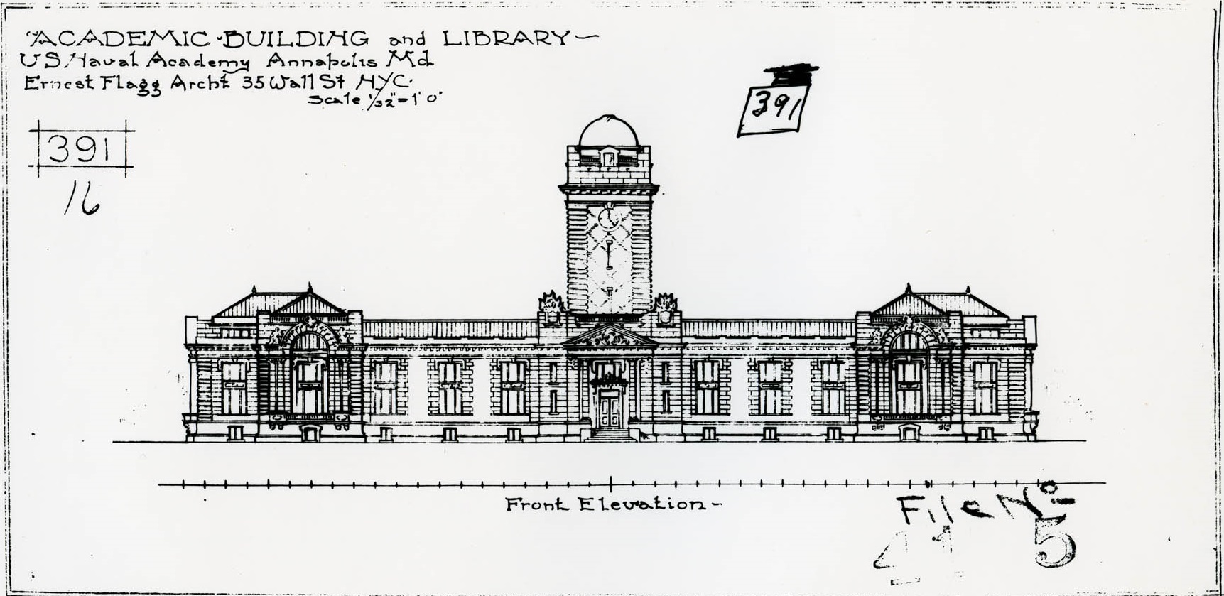 Flaggs Interpretation of Mahan Hall