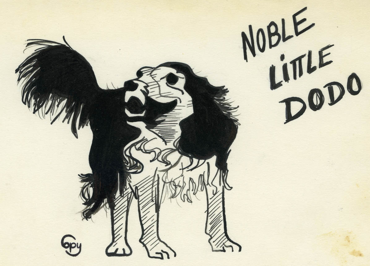 Navys Mascot: Dodo drawing