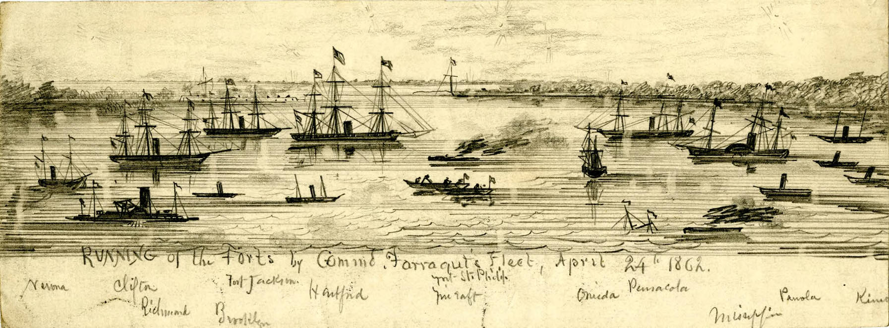 Running of the Forts: Forts Jackson and Philip