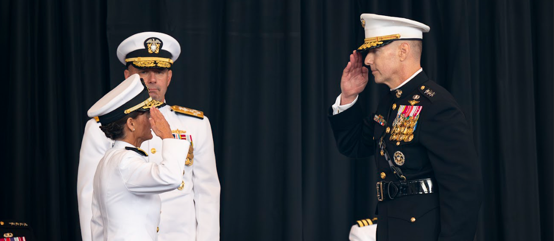 Image for Naval Academy Superintendent Change of Command Ceremony